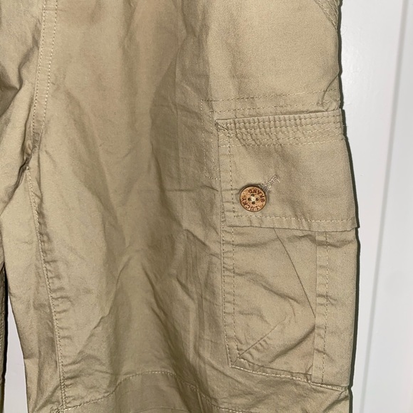 Lucky Brand Boys Tan Tie-Waist Shorts - Picture 2 of 5